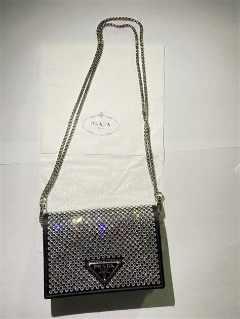 prada tessuto glitter|Tessuto glitter tote Prada Gold in Glitter .